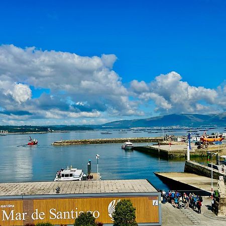 Exclusivo Atico Boutique Con Vistas Al Mar Apartment Villanueva De Arosa Bagian luar foto
