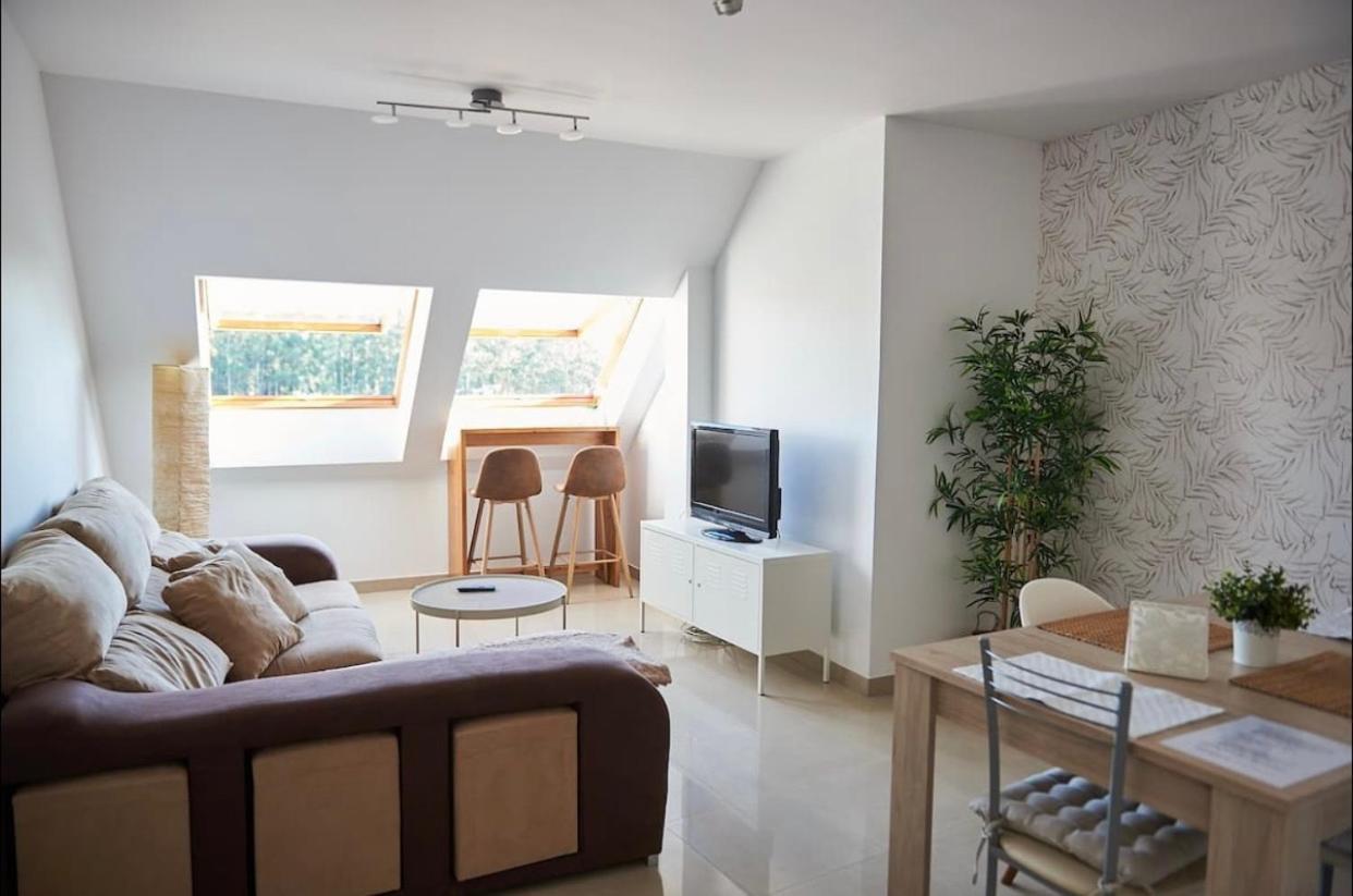 Exclusivo Atico Boutique Con Vistas Al Mar Apartment Villanueva De Arosa Bagian luar foto