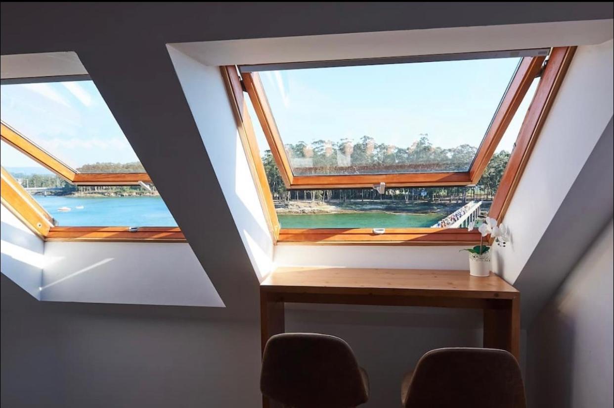 Exclusivo Atico Boutique Con Vistas Al Mar Apartment Villanueva De Arosa Bagian luar foto