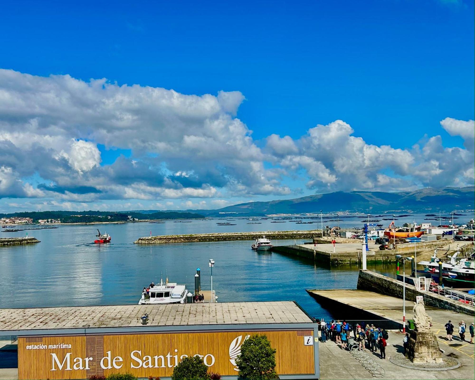 Exclusivo Atico Boutique Con Vistas Al Mar Apartment Villanueva De Arosa Bagian luar foto